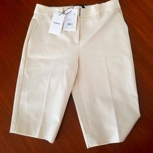 Theory Light Linen Double Stretch Shorts